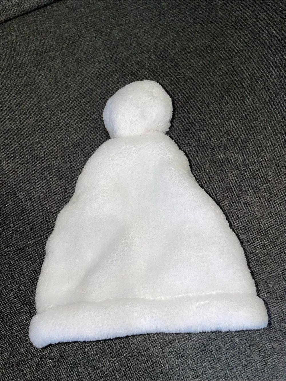 Baby Starters White Fleece Snowman One-Piece with Hat